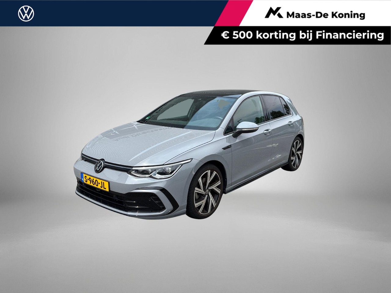 Volkswagen Golf - 1.5 eTSI 150pk DSG R-Line Business+ · Panoramadak · Harman Kardon Audio · Camera · Stoelv - AutoWereld.nl