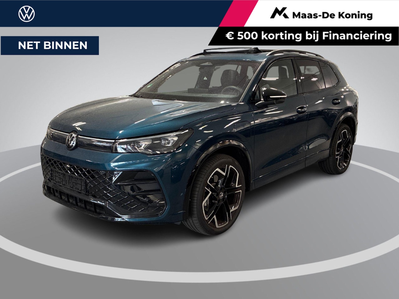 Volkswagen Tiguan - 1.5 204pk DSG eHybrid R-Line · Panoramadak · Harman Kardon · Leder · 360 Camera · Wegklapb - AutoWereld.nl