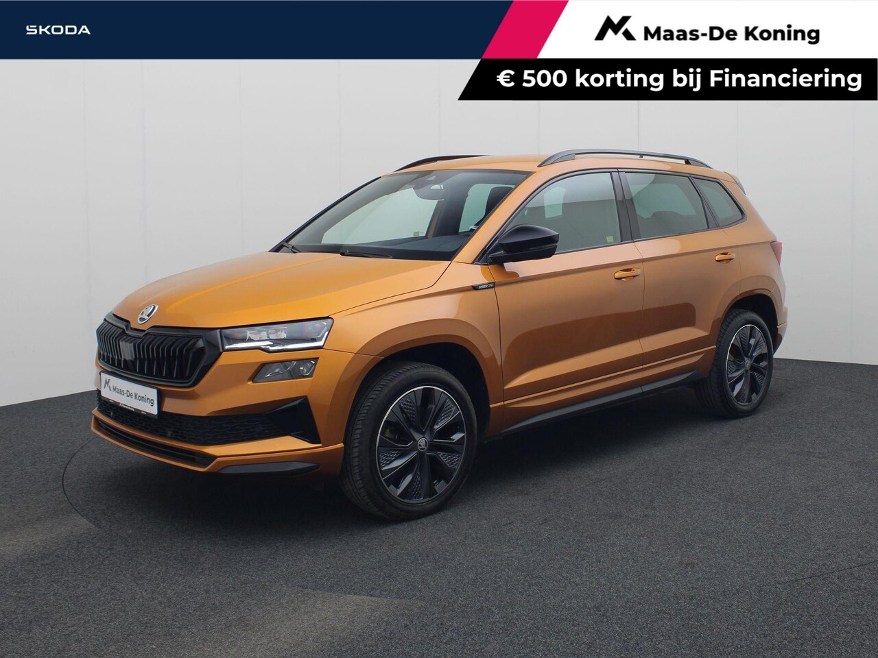 Skoda Karoq - 1.5TSI/150PK ACT Sportline DSG · Navigatie · Trekhaak · Apple/Android Car Play · Camera · - AutoWereld.nl