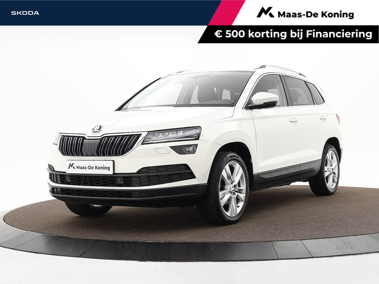 Skoda Karoq - 1.5 TSI ACT 150PK DSG Style Business · Camera · Afneembare Trekhaak · Canton Audio · Apple - AutoWereld.nl