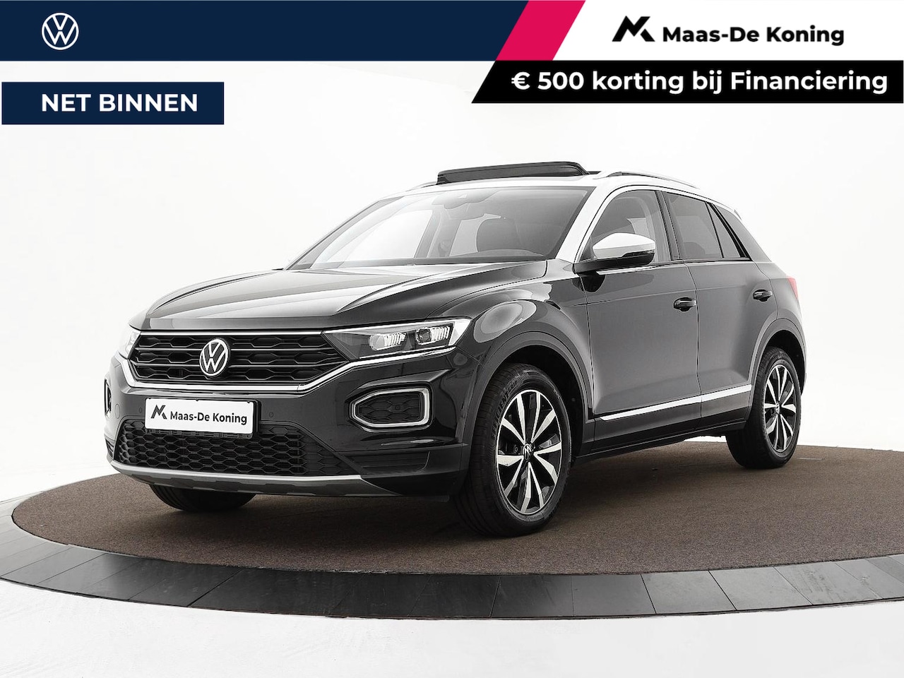 Volkswagen T-Roc - 1.5 TSI 150pk DSG Style · Panoramadak · Camera · Elek. Achterklep · Dodehoeksensor · Stoel - AutoWereld.nl