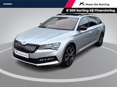 Skoda Superb Combi - 1.4TSI 160kW/218PK iV Sportline DSG · Panoramadak · Trekhaak · 360°Camera + Parkeersensore