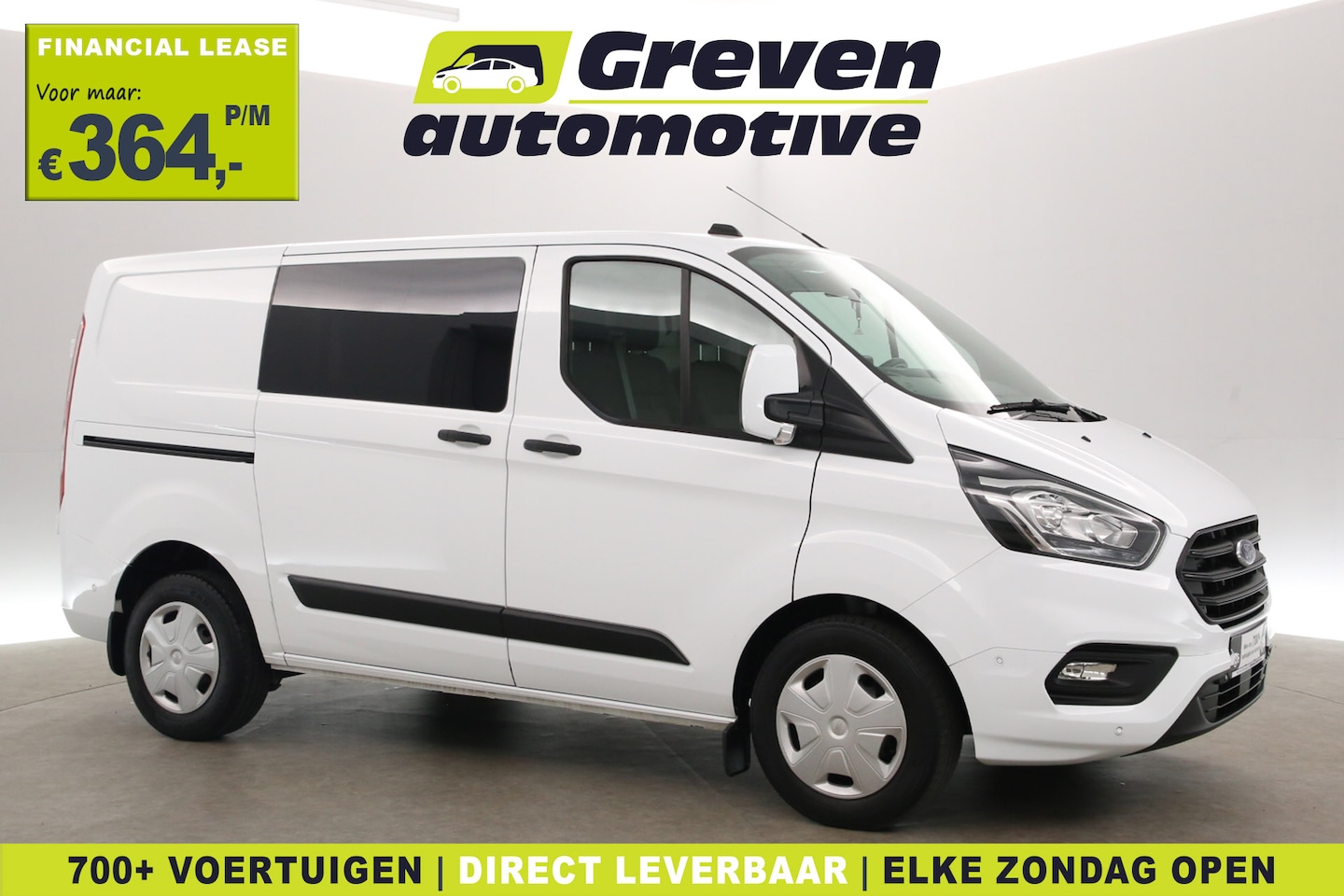 Ford Transit Custom - Ecoboost PHEV L1H1 | Airco | Cruise | 3 Zits | Camera | Carplay | Parkeersens. - AutoWereld.nl