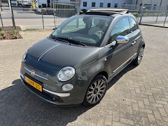 Fiat 500 C - 0.9 TwinAir Rock Millionaire Bruin leren interieur