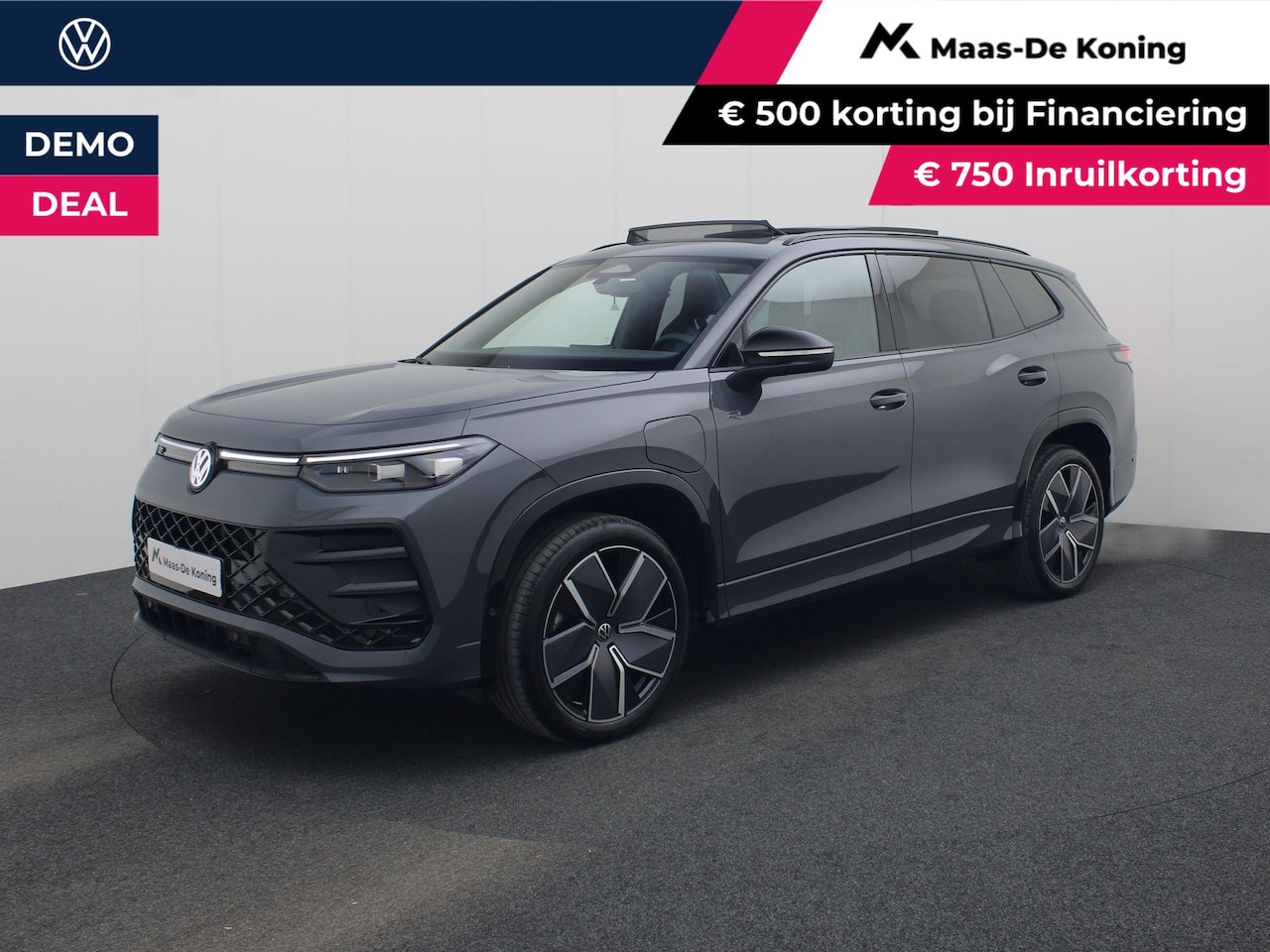 Volkswagen Tayron - 1.5eHybrid 200kW/272PK R-Line DSG · Panoramadak · Massagefunctie · Camera + Parkeersensore - AutoWereld.nl
