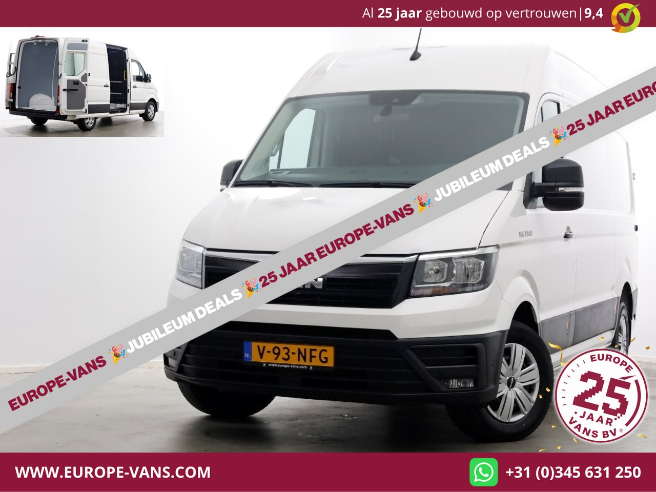 MAN TGE - 3.140 2.0 140pk L3H3 (L2H2) Airco/Navi/Camera 07-2022 - AutoWereld.nl
