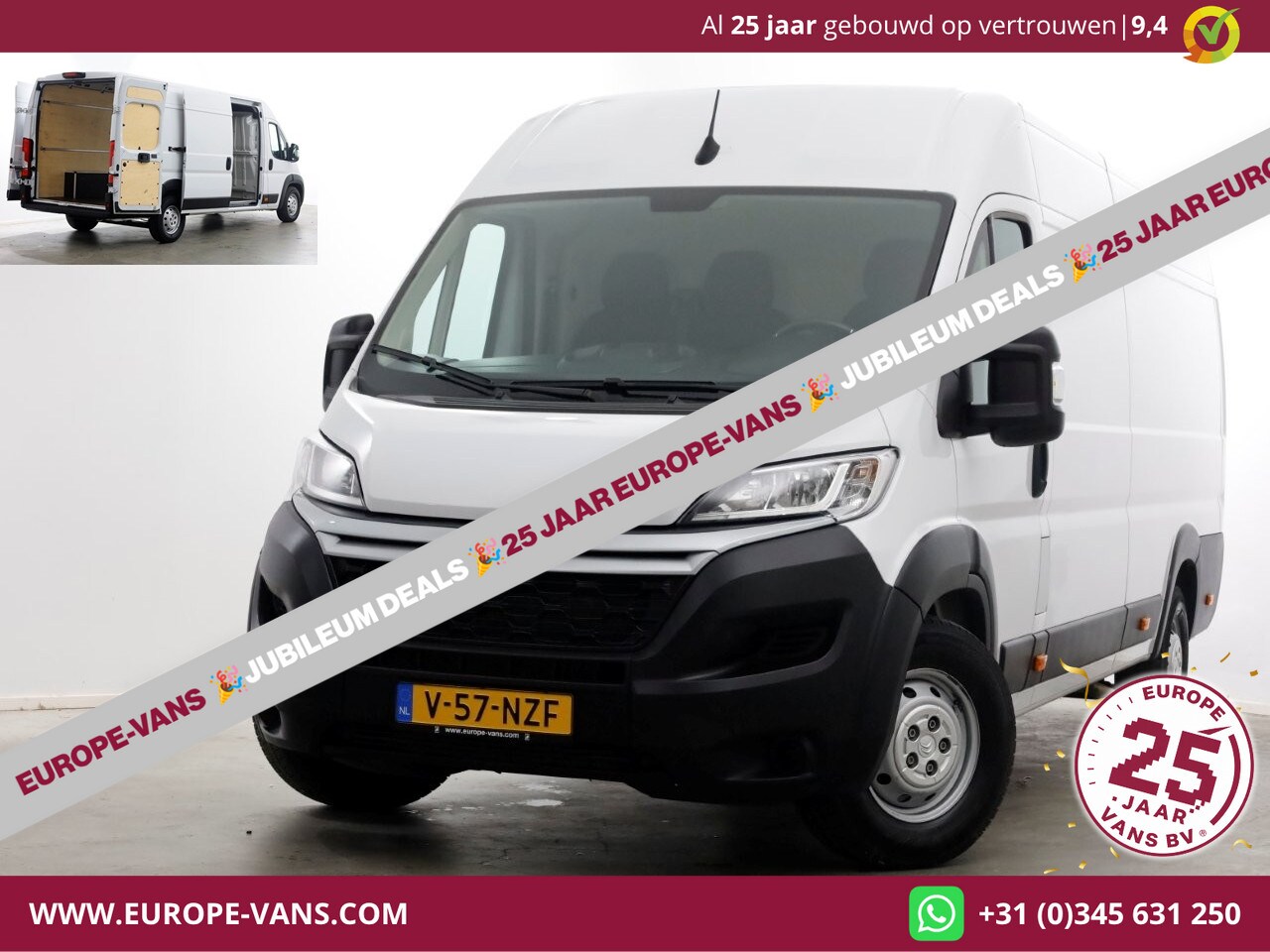 Citroën Jumper - 2.2 BlueHDi 165pk L4H2 Airco/Navi/Camera 06-2024 - AutoWereld.nl