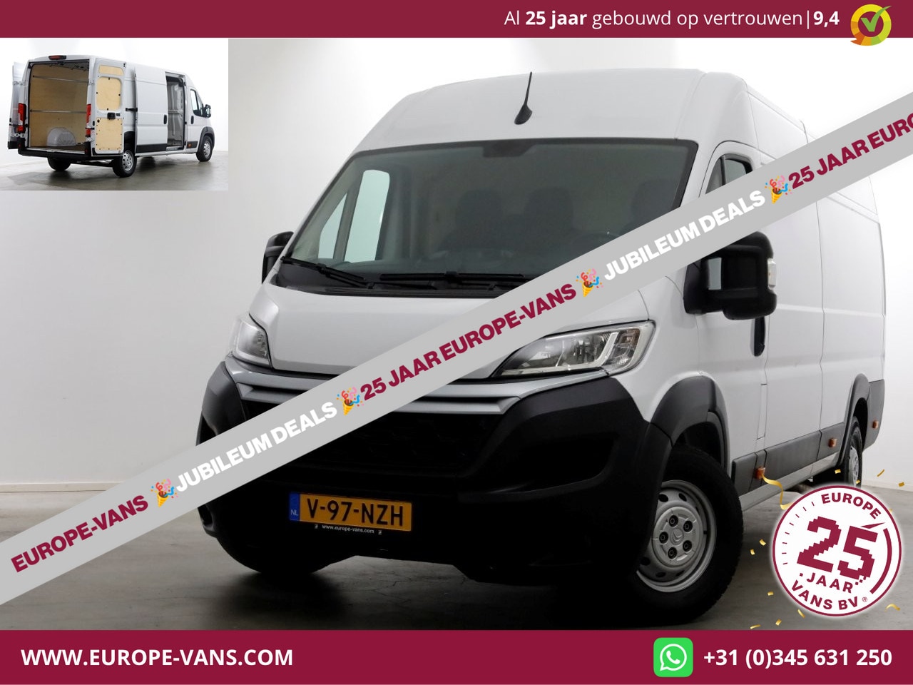 Citroën Jumper - 2.2 BlueHDi 165pk L4H2 Airco/Navi/Camera 06-2024 - AutoWereld.nl