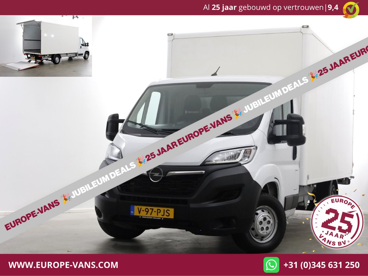 Opel Movano - 2.2D 140pk Bakwagen met laadklep 1.060kg laadvermogen 08-2023 - AutoWereld.nl