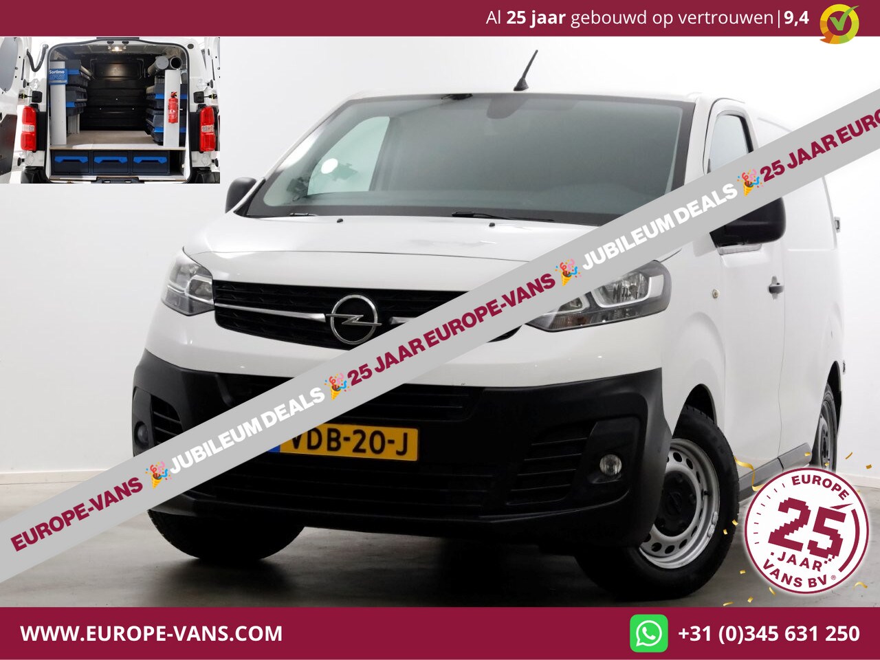 Opel Vivaro - 1.5 CDTI 102pk XS Compact Edition Airco/Sortimo Inrichting 10-2019 - AutoWereld.nl