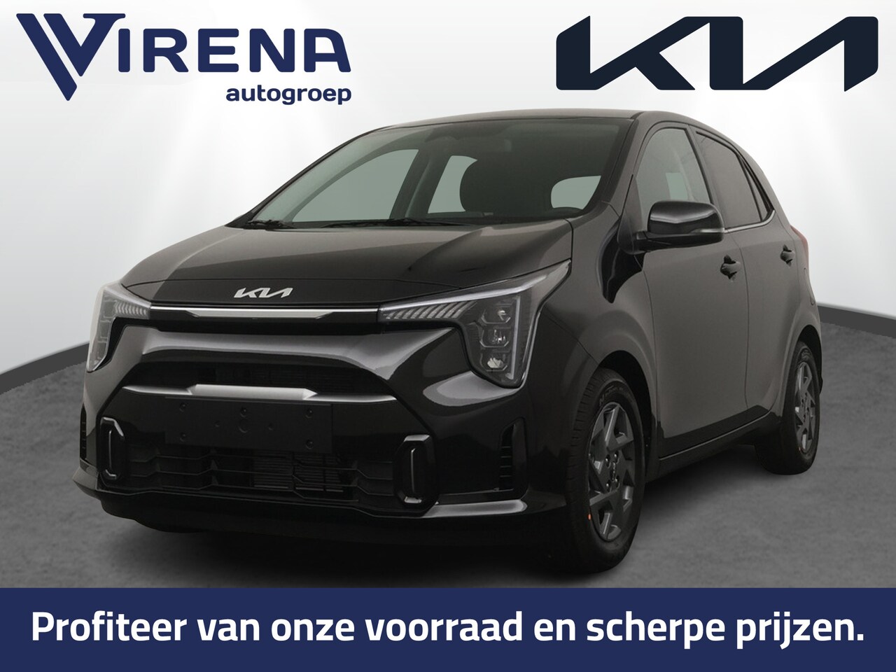 Kia Picanto - 1.0 GDi DynamicPlusLine Automaat - Navigatie - Achteruitrijcamera - Parkeersensoren - Crui - AutoWereld.nl