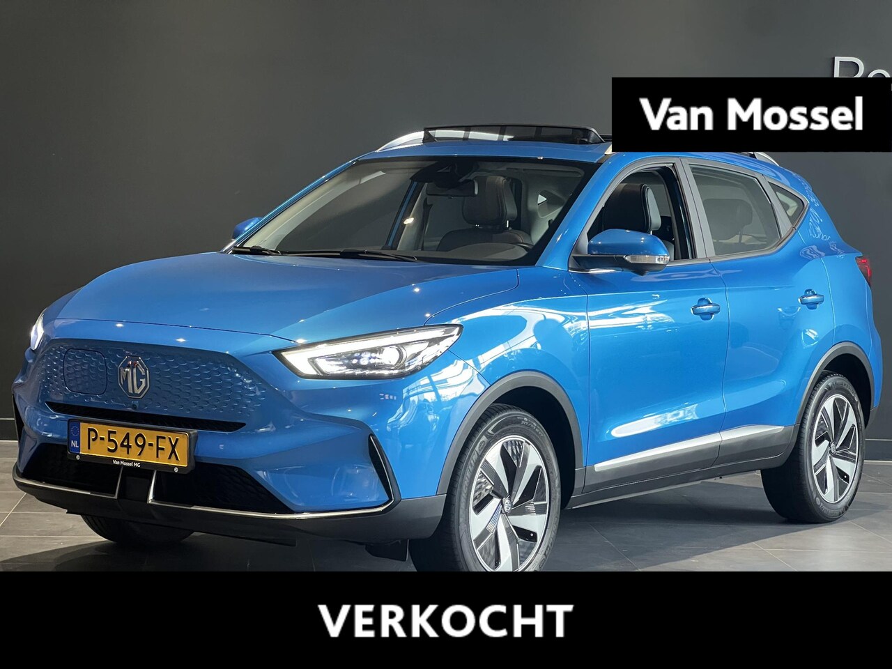 MG ZS - Standard Range Luxury 50 kWh | Panoramadak | Leder | Navi | 360 Camera | Led Koplampen | - AutoWereld.nl