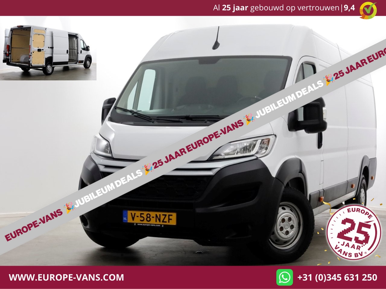 Citroën Jumper - 2.2 BlueHDi 165pk L4H2 Airco/Navi/Camera 06-2024 - AutoWereld.nl