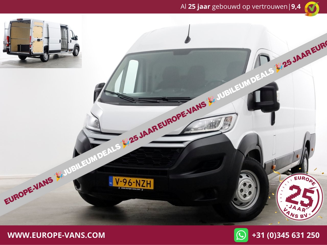 Citroën Jumper - 2.2 BlueHDi 165pk L4H2 Airco/Navi/Camera 06-2024 - AutoWereld.nl