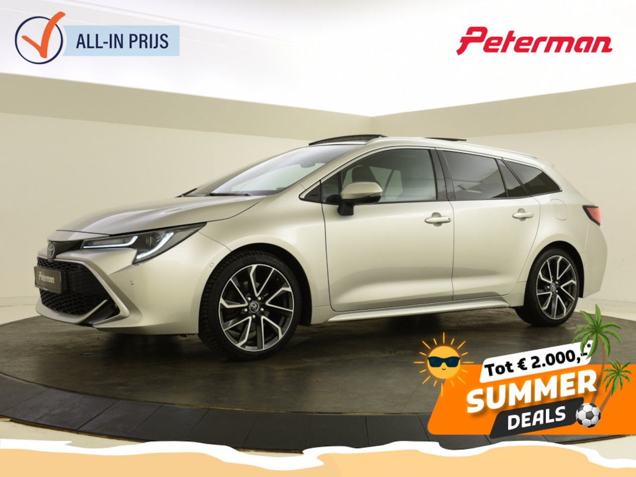 Toyota Corolla Touring Sports - 2.0 Hybrid Executive JBL | Blindspot | Halfleer - AutoWereld.nl