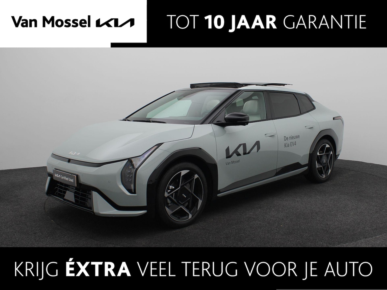 Kia EV4 - GT-PlusLine 81.4 kWh Leder | Elektr. stoel met geheugen | Dodehoekcamera | 360 Camera | He - AutoWereld.nl
