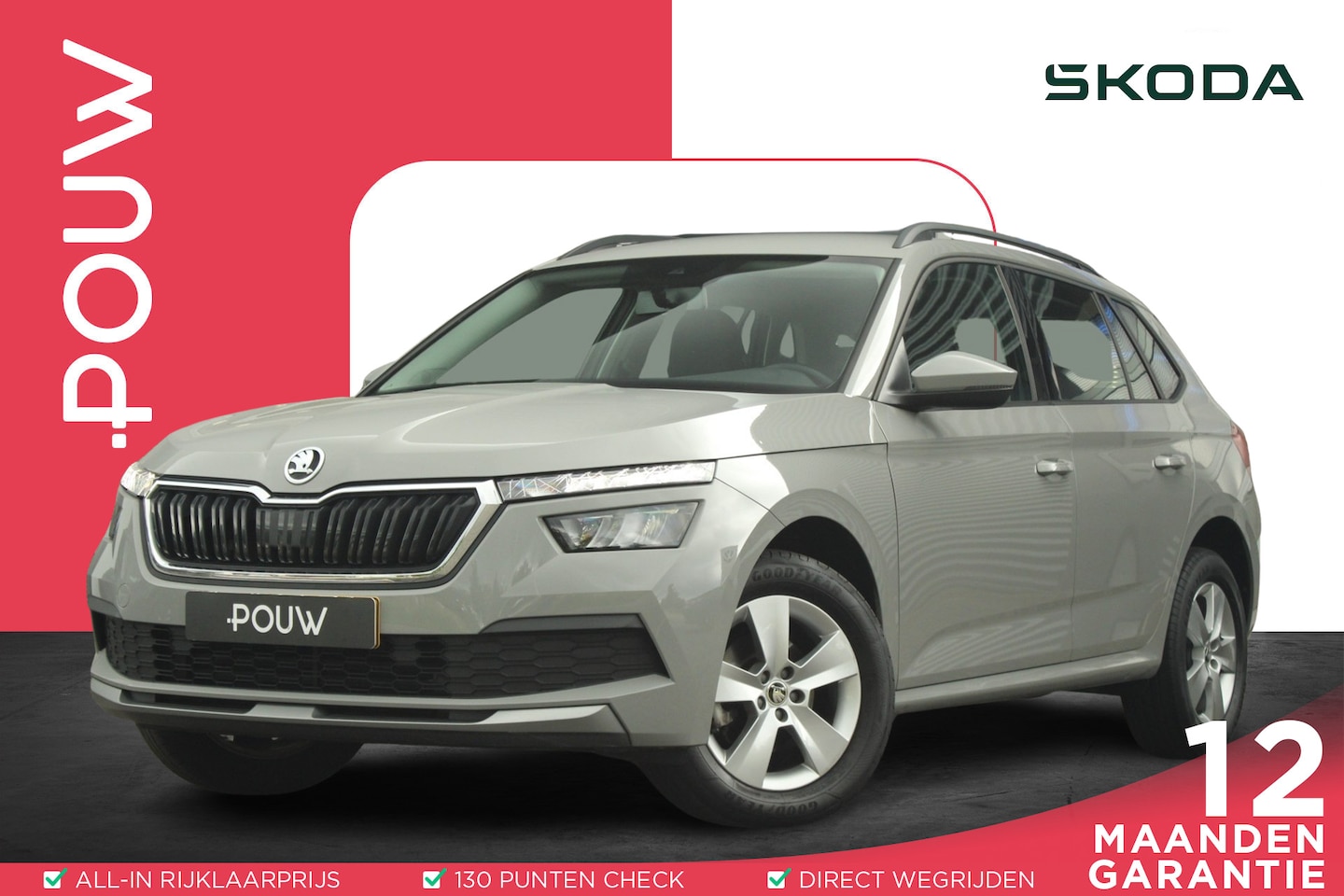 Skoda Kamiq - 1.0 TSI 110pk Ambition | Parkeersensoren Achter | DAB | Apple CarPlay/ Android Auto | Airc - AutoWereld.nl