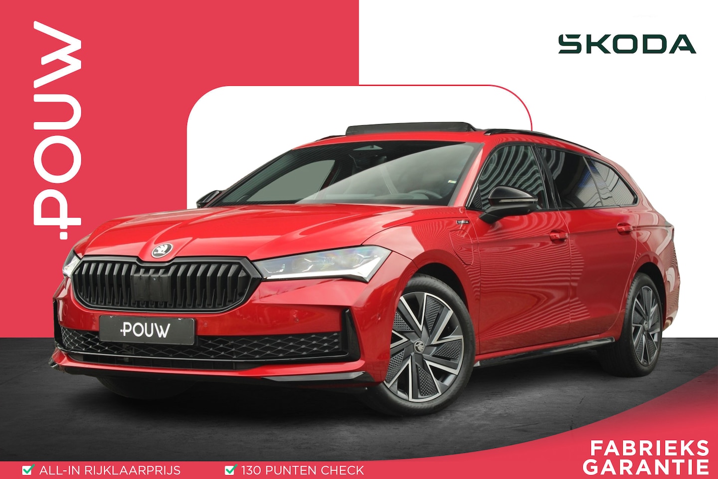 Skoda Superb Combi - 1.5 TSI 204pk PHEV Sportline Business | Panoramadak | Head-up Display | Canton Audio | Ada - AutoWereld.nl