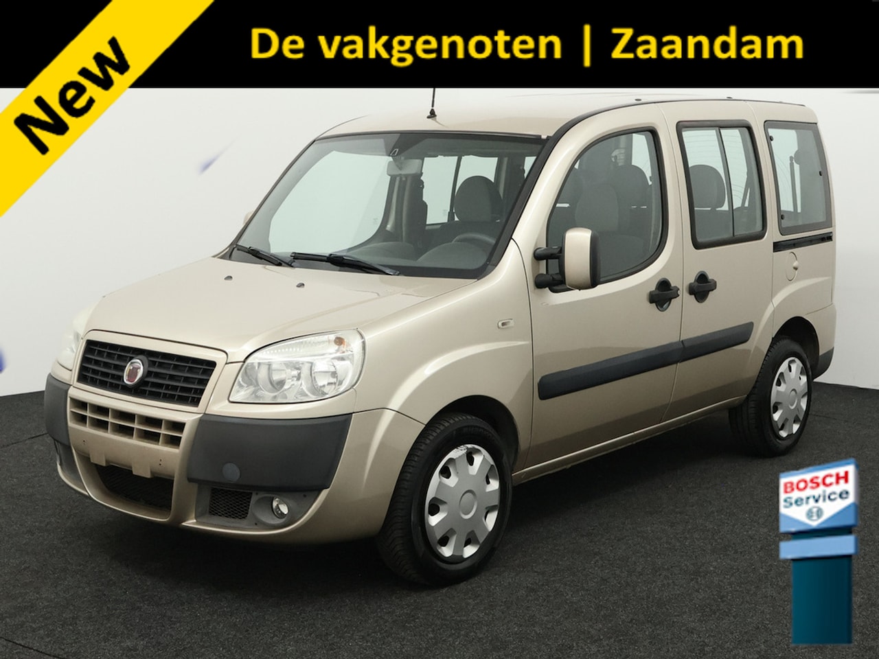 Fiat Doblò - 1.4 Dynamic Airco, Buitenspiegels elektrisch verstel- en verwarmbaar, Warmtewerend glas, Z - AutoWereld.nl