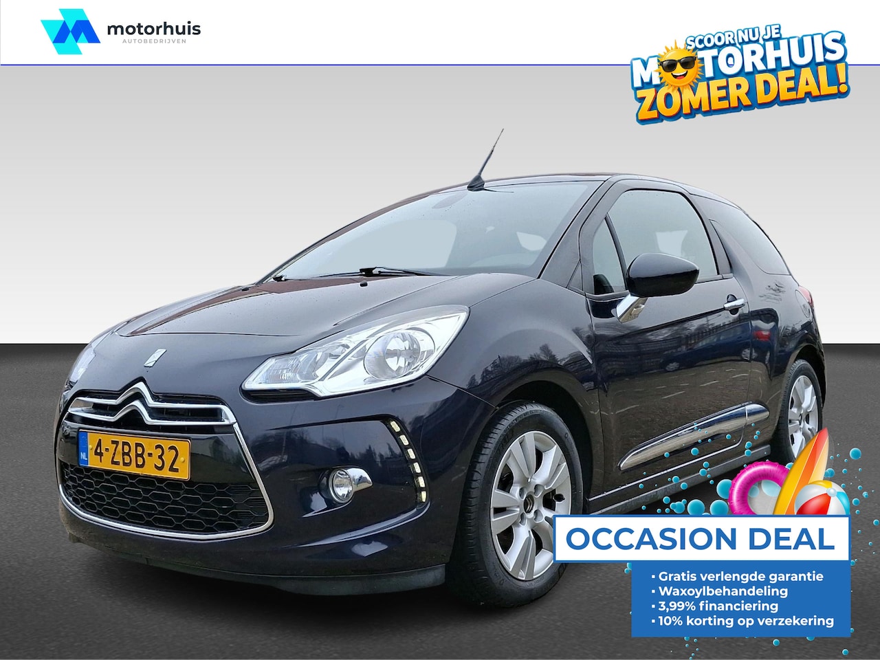 Citroën DS3 Cabrio - 1.2 VTI SO CHIC | CRUISE | AIRCO | NAVI | LMV - AutoWereld.nl
