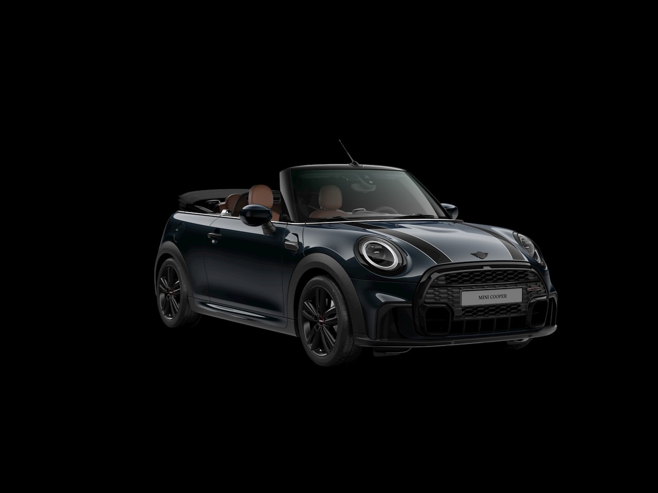 MINI Cabrio - 1.5 Cooper Aut. | JCW-Trim | Navigatie | Chester Leder | PDC | 17"LM | Enigmatic Black - AutoWereld.nl