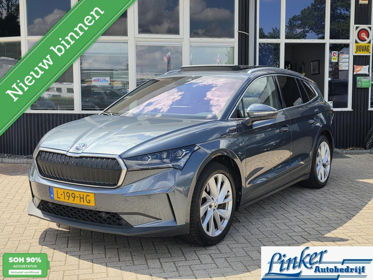 Skoda Enyaq iV - 80 PANODAK/ TREKH/SOH 90%/ADAP CRUISE - AutoWereld.nl