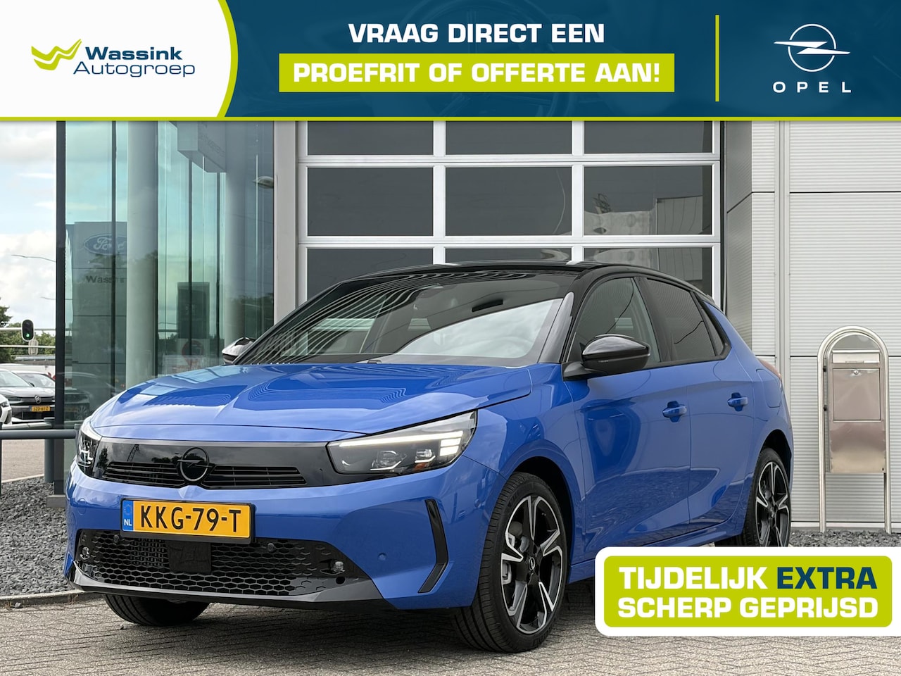 Opel Corsa - 1.2 Turbo Hybrid Ultimate | Apple Carplay en android | Airco | - AutoWereld.nl
