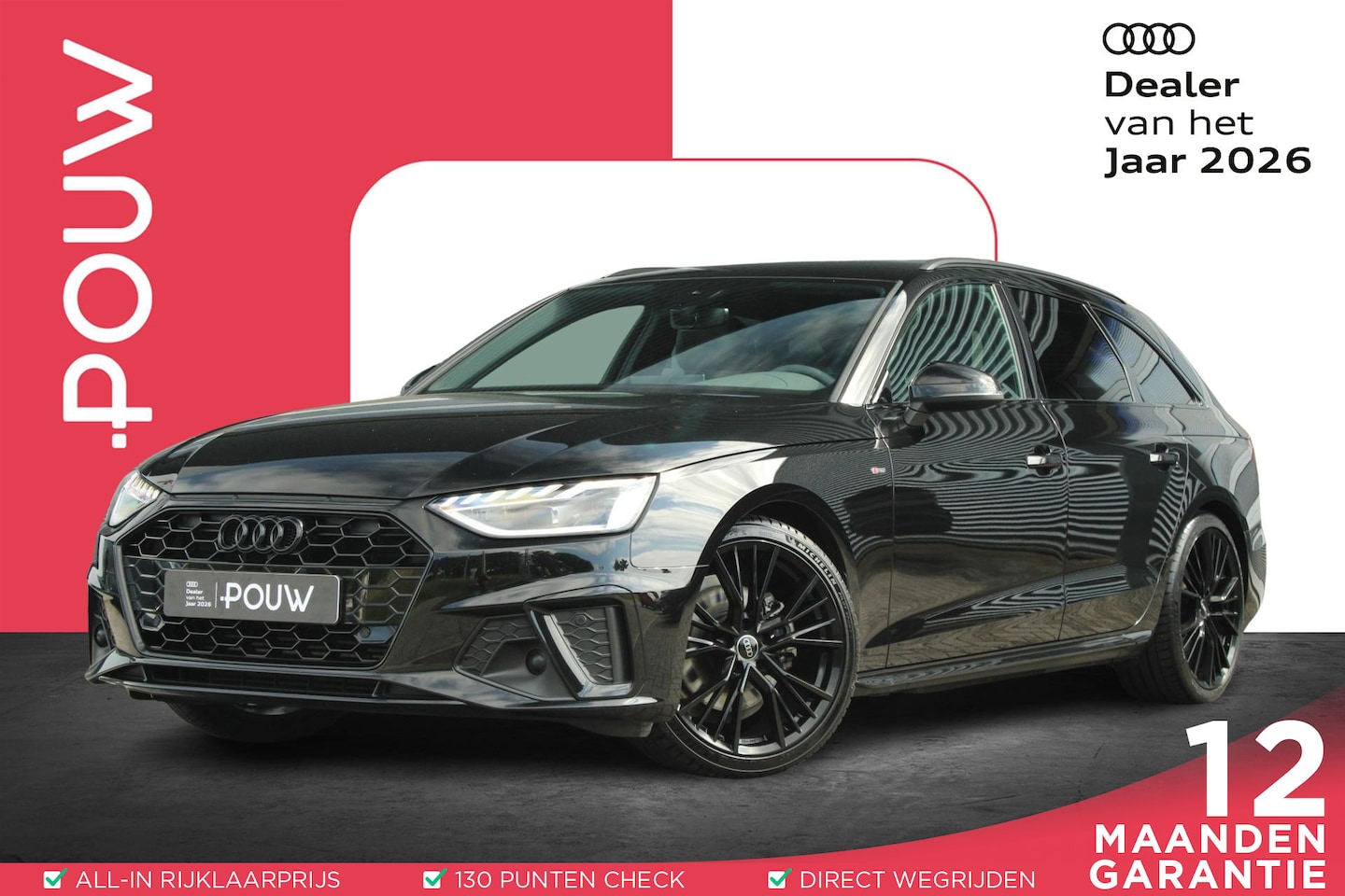 Audi A4 Avant - 35 TFSI 150pk S-tronic S edition Competition | Trekhaak | Adaptive Cruise | 19" Velgen | A - AutoWereld.nl