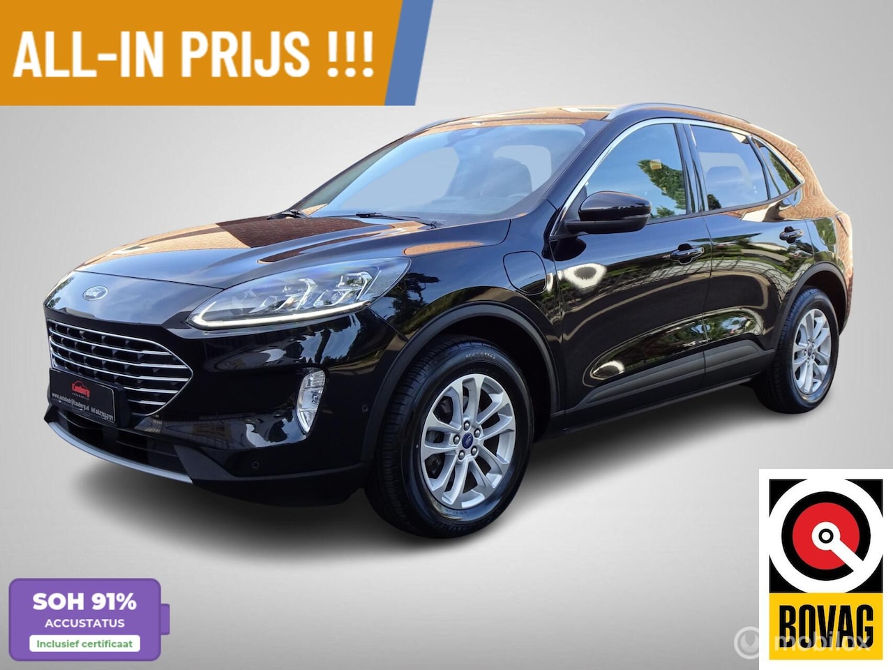 Ford Kuga - 2.5 PHEV Titanium X Cruise Adaptiev B&O I Trekhaak !!! - AutoWereld.nl