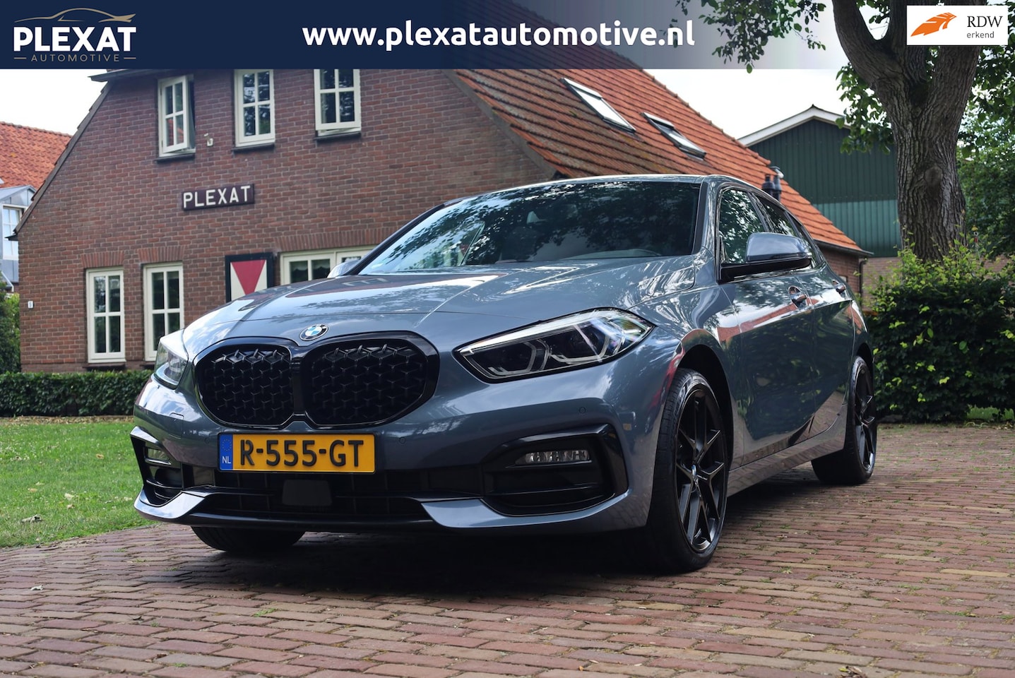 BMW 1-serie - 118i Business Edition Plus Aut. | Storm Bay Metallic | Sportstoelen | Leder | Full Led | S - AutoWereld.nl
