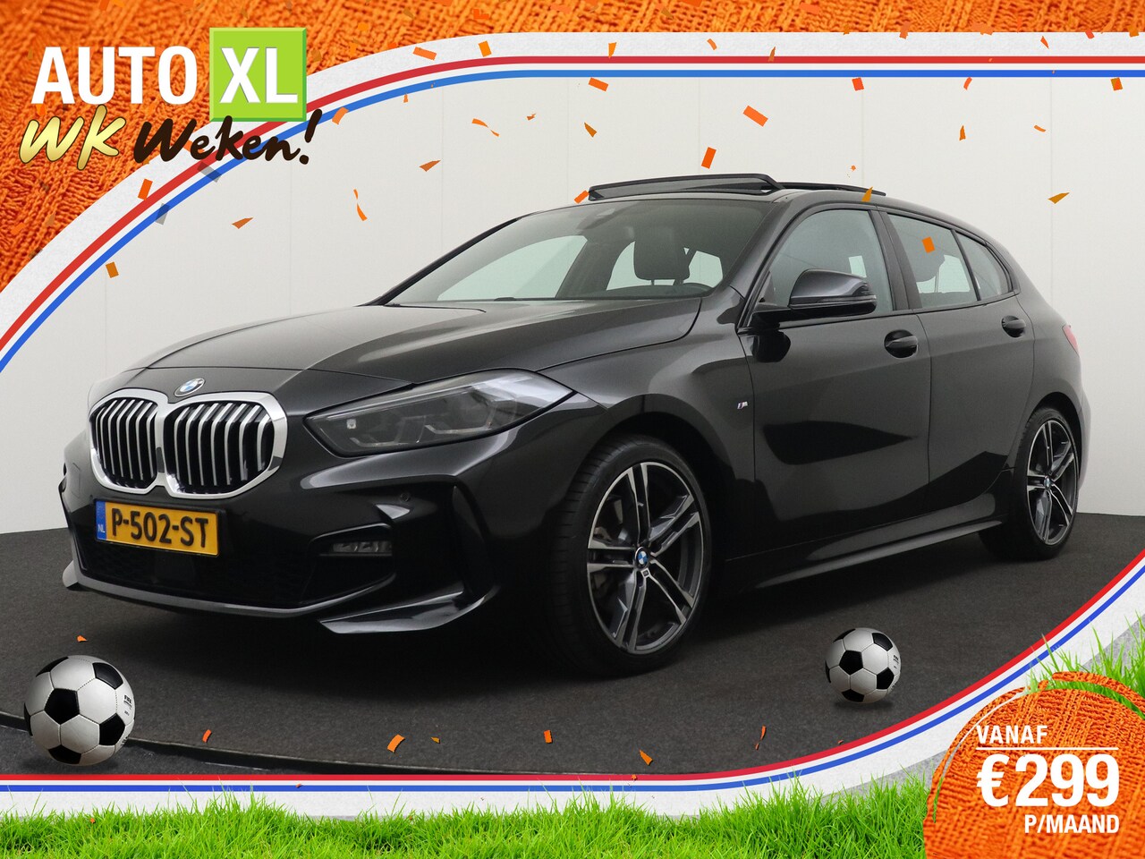 BMW 1-serie - 118i 136 PK Aut. M-Sport Shadow-Line Pano-dak Leder 18'LMV Hifi - AutoWereld.nl