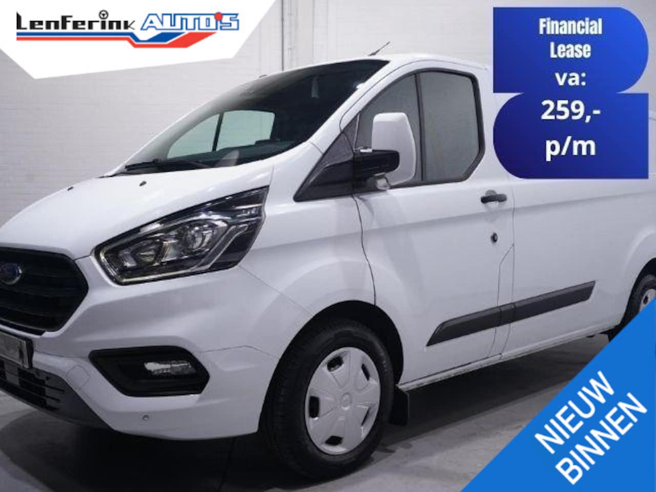 Ford Transit Custom - 2.0 TDCI 130 pk L2H1 Trend Automaat Navi, Camera Apple Carplay, Lane Assist, Cruise contro - AutoWereld.nl