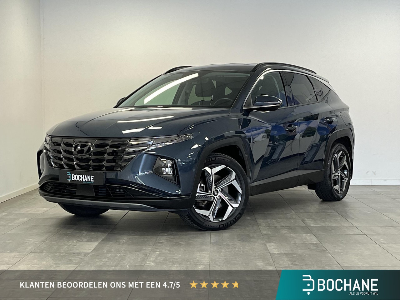Hyundai Tucson - 1.6 T-GDI HEV Premium LEDER | NAVI | LED | 360 CAMERA | 1E EIGENAAR - AutoWereld.nl