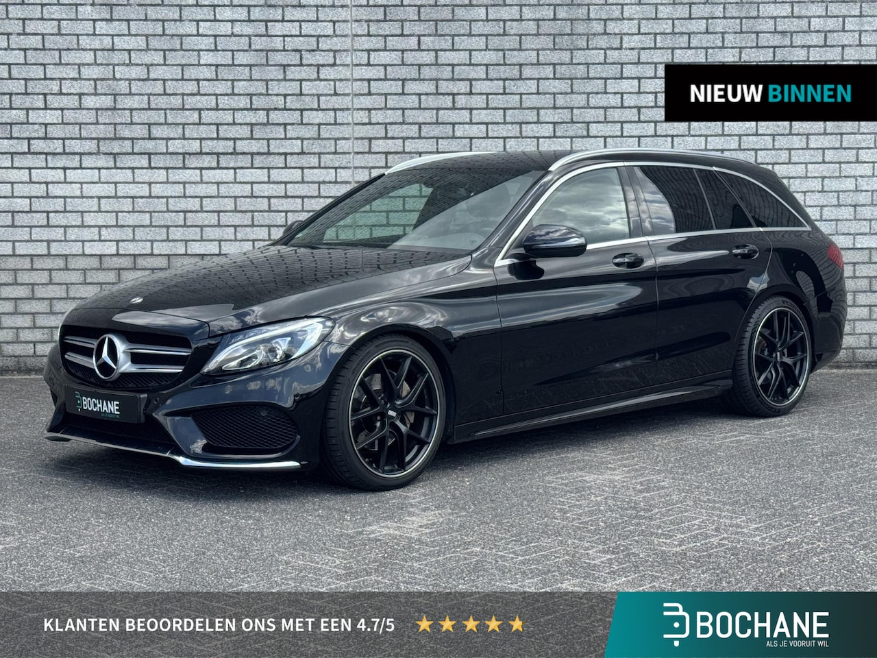 Mercedes-Benz C-klasse Estate - 200 Sport AMG | Trekhaak | Parkeersensoren V + A | Stoelverwarming | 19'' BBS Velgen | - AutoWereld.nl
