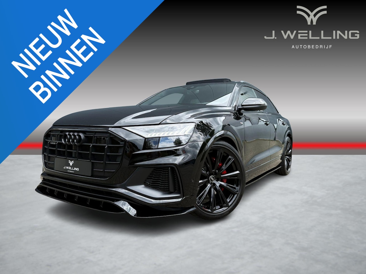 Audi Q8 - 55 TFSI e Quattro S-line pano B&O Tr.hk Matrix - AutoWereld.nl