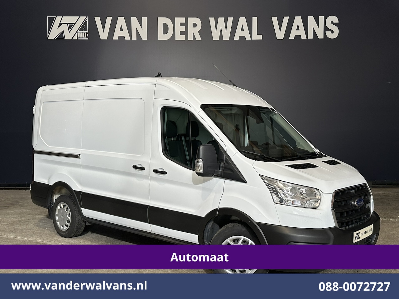 Ford Transit - 2.0 TDCI 130pk Automaat L2H2 Euro6 Airco | Camera | Navigatie | Apple Carplay | Cruisecont - AutoWereld.nl