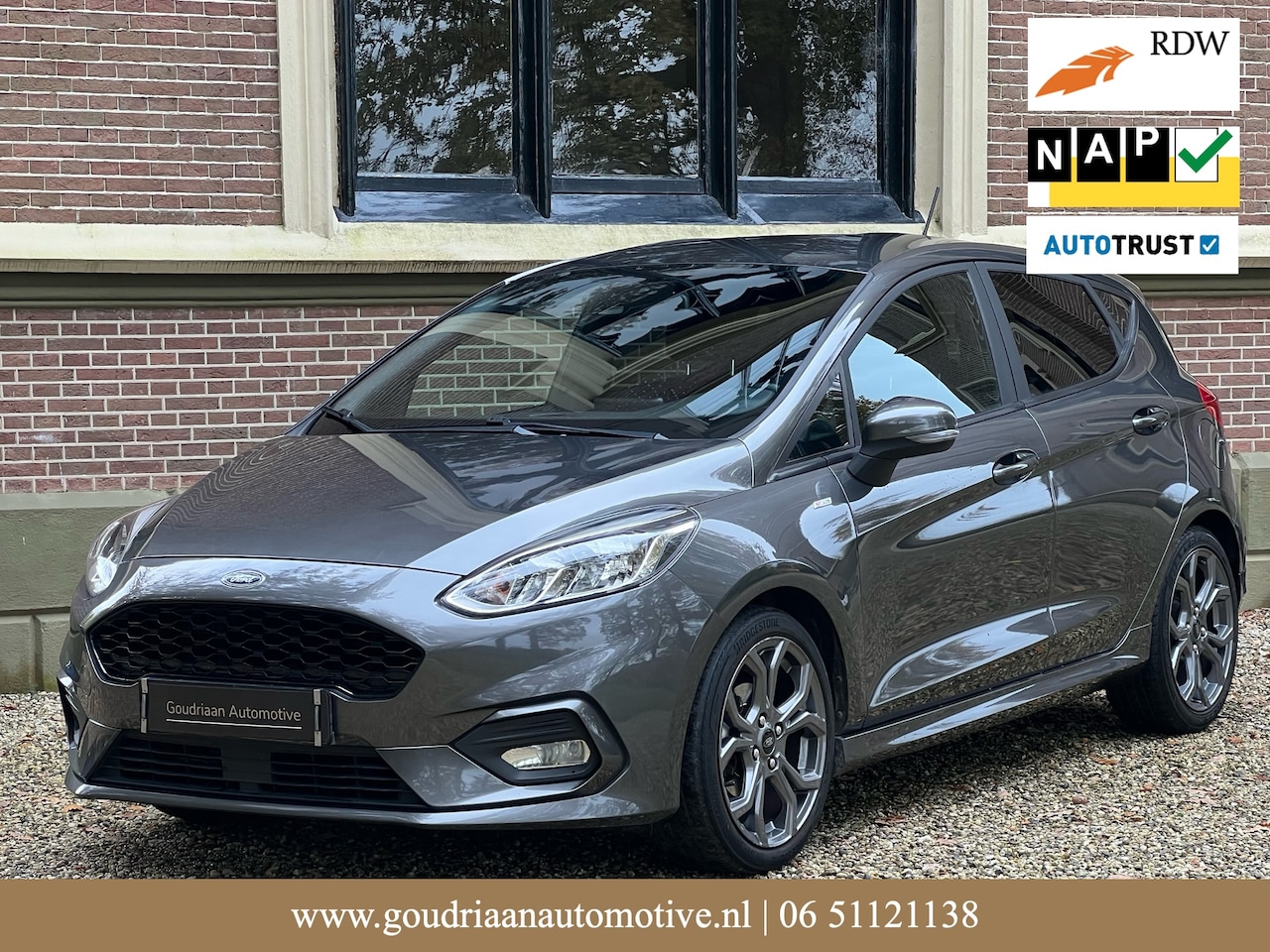 Ford Fiesta - 1.0 EcoBoost ST-Line CarPlay | Lijndetectie | Luxe - AutoWereld.nl