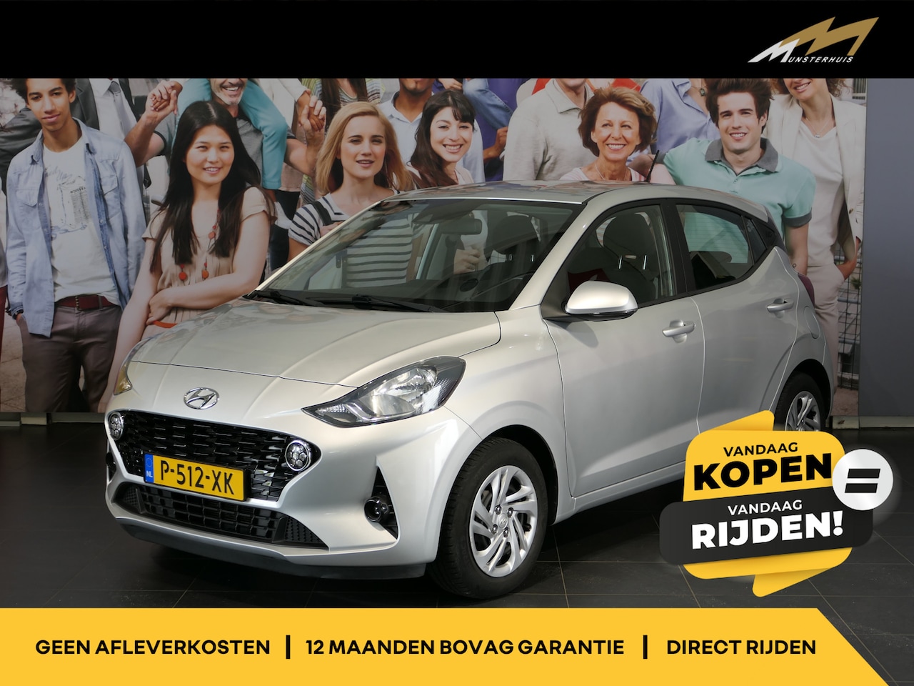 Hyundai i10 - 1.0 Comfort 5-zits - Apple carplay/Android auto - Airco - Radio - AutoWereld.nl