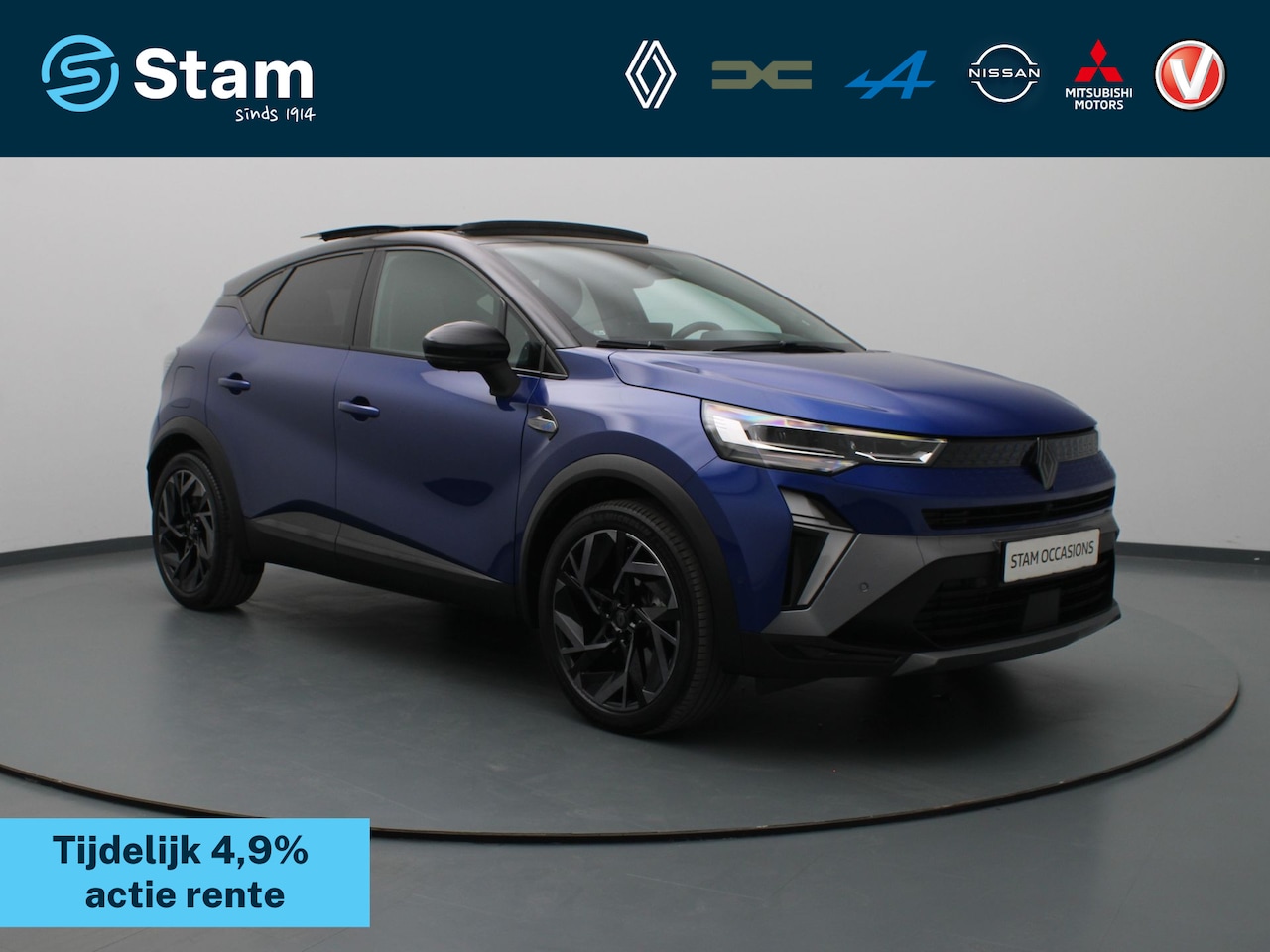 Renault Captur - E-Tech full hybrid 145pk esprit Alpine Rondomzicht camera | Elektrisch glazen schuif-/kant - AutoWereld.nl