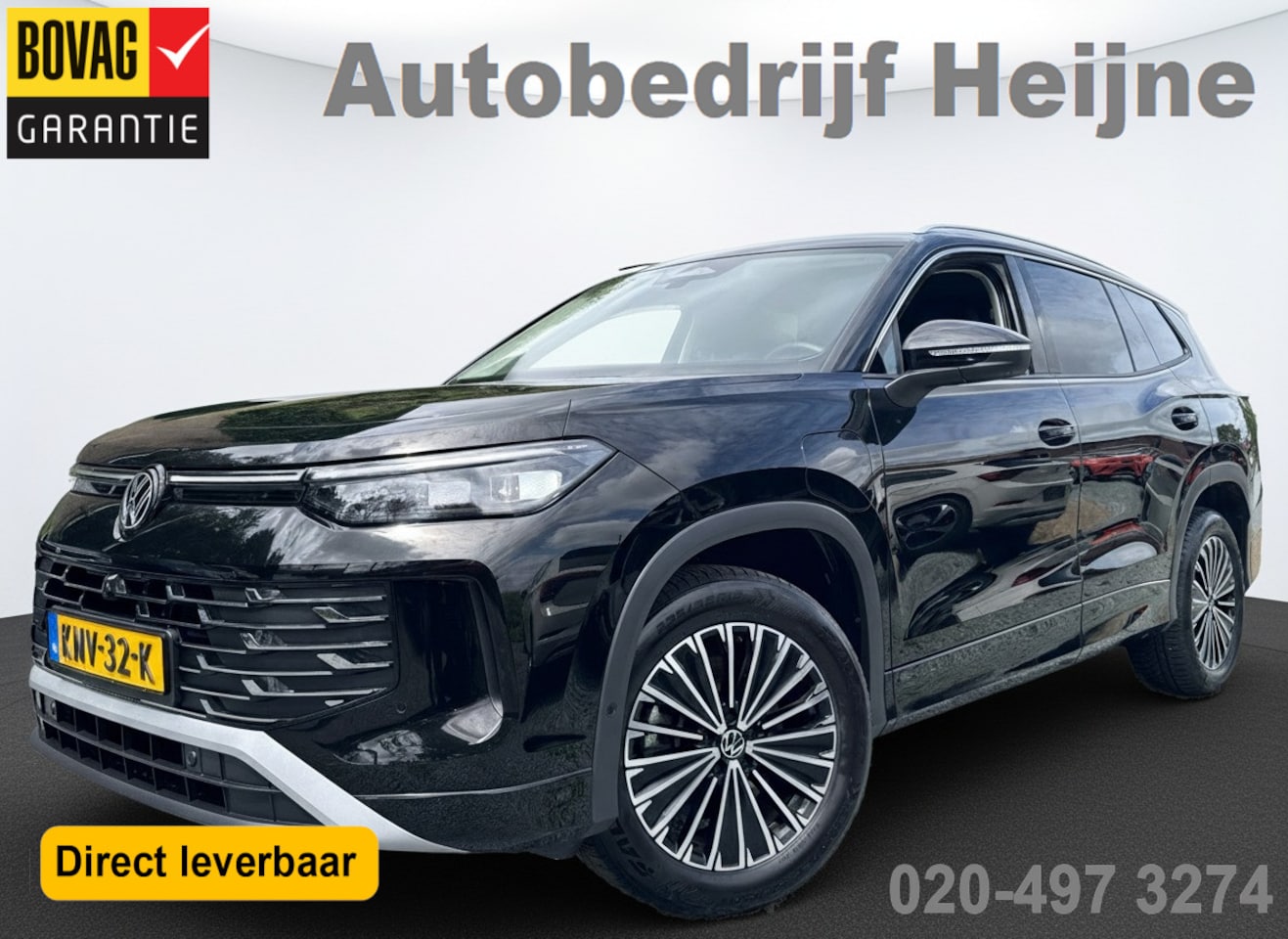 Volkswagen Tayron - 1.5 eHybrid PHEV 204PK ELEGANCE 360°CAMERA/NAVI/SFEER.VERL/ELEKTR.KLEP - AutoWereld.nl