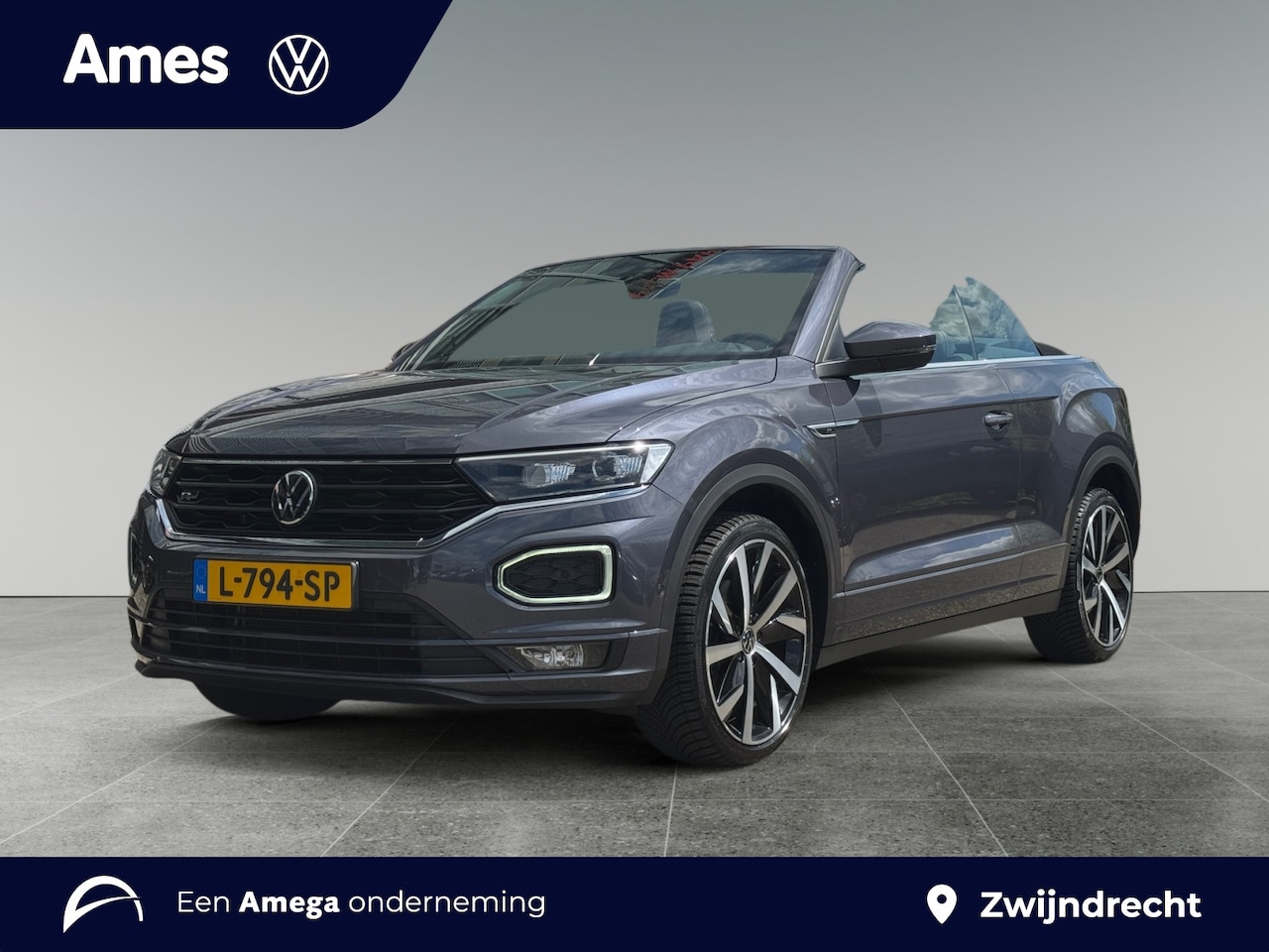 Volkswagen T-Roc Cabrio - 1.5 150pk TSI R-Line Navigatie 'Discover Media' | Achteruitrijcamera (Rear View) | 	Koplam - AutoWereld.nl