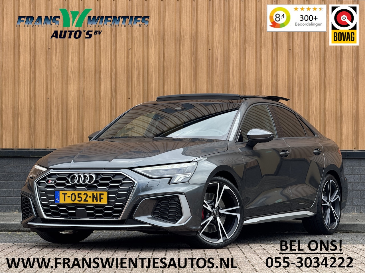 Audi A3 Limousine - 2.0 TFSI S3 quattro | 310 PK! | Panoramadak | Apple Carplay | Android Auto | Camera | Sfee - AutoWereld.nl