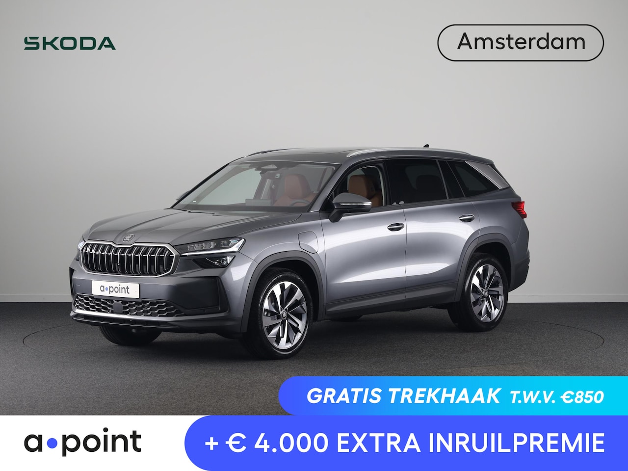 Skoda Kodiaq - 1.5 TSI PHEV Business Edition Plus | Panoramadak | Trekhaak | Light & View | Adaptief onde - AutoWereld.nl