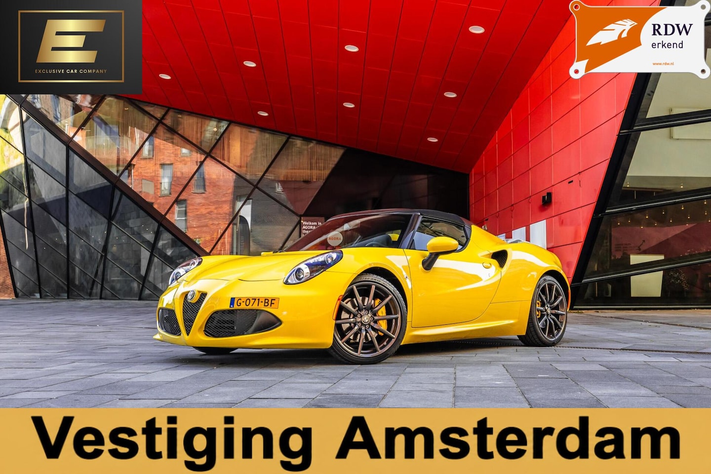 Alfa Romeo 4C Spider - 1750TBI TCT | Giallo Prototipo | Carbon - AutoWereld.nl