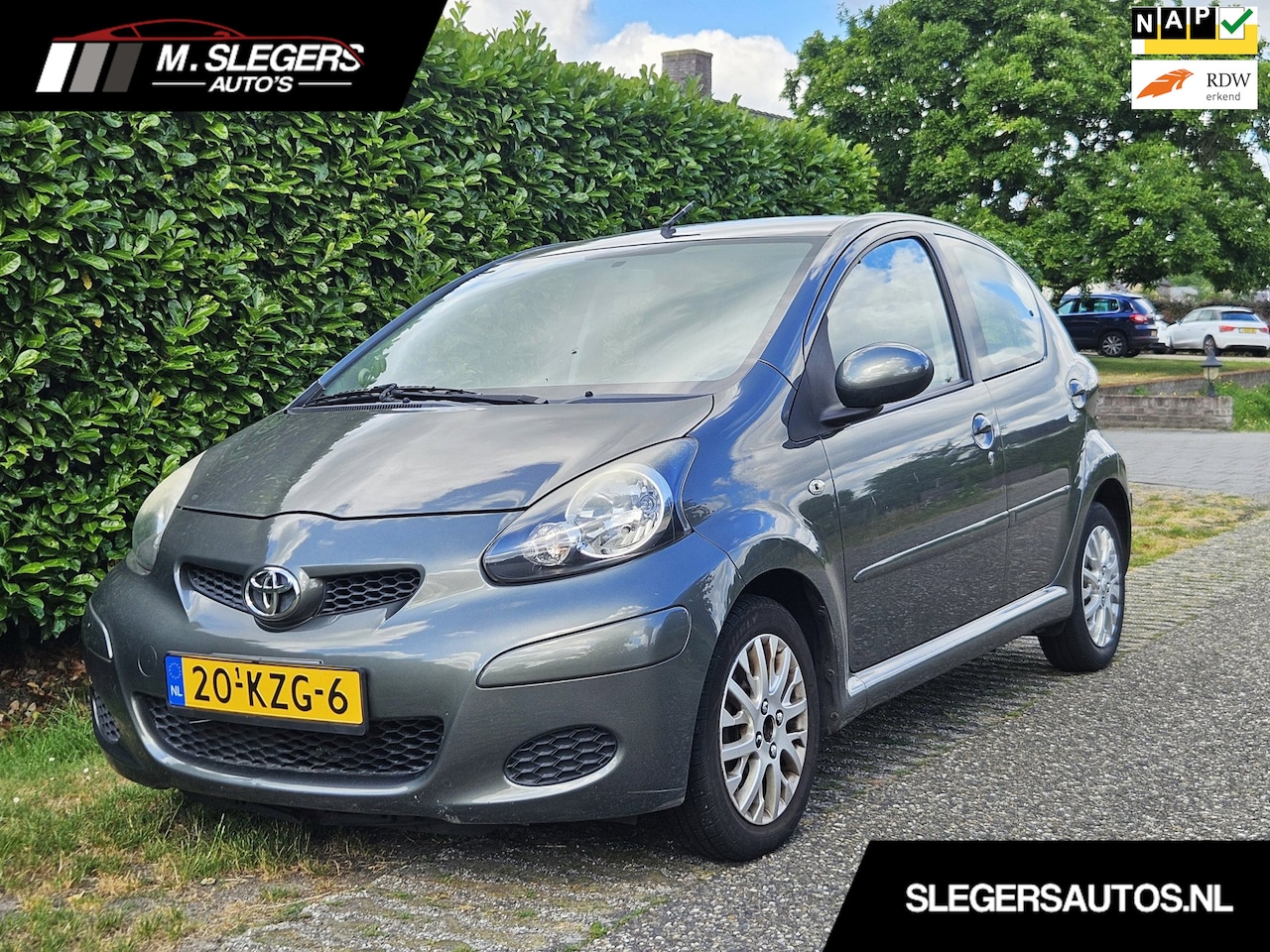 Toyota Aygo - 1.0-12V Aspiration Green*Airco*Leder*NAP - AutoWereld.nl