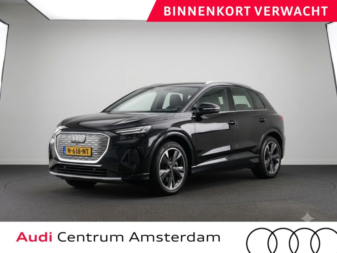 Audi Q4 e-tron - 40 Launch edition Advanced Plus 77 kWh 204 pk | SOH 97,27% | Navigatie | Warmtepomp | Park - AutoWereld.nl