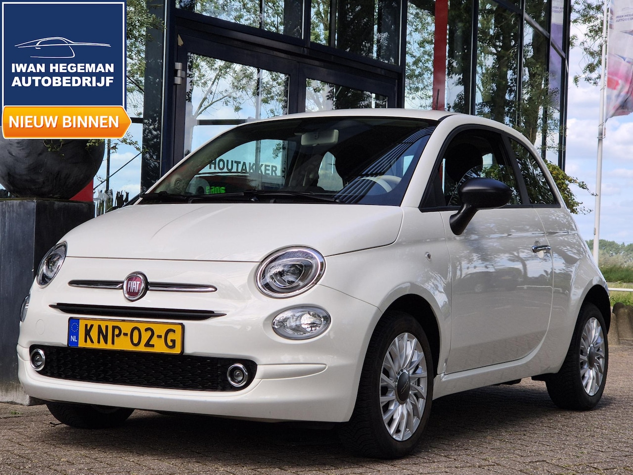 Fiat 500 - 1.0 Hybrid | Airconditioning | Navigatie via Apple Carplay | Licht metalen velgen | Parkee - AutoWereld.nl