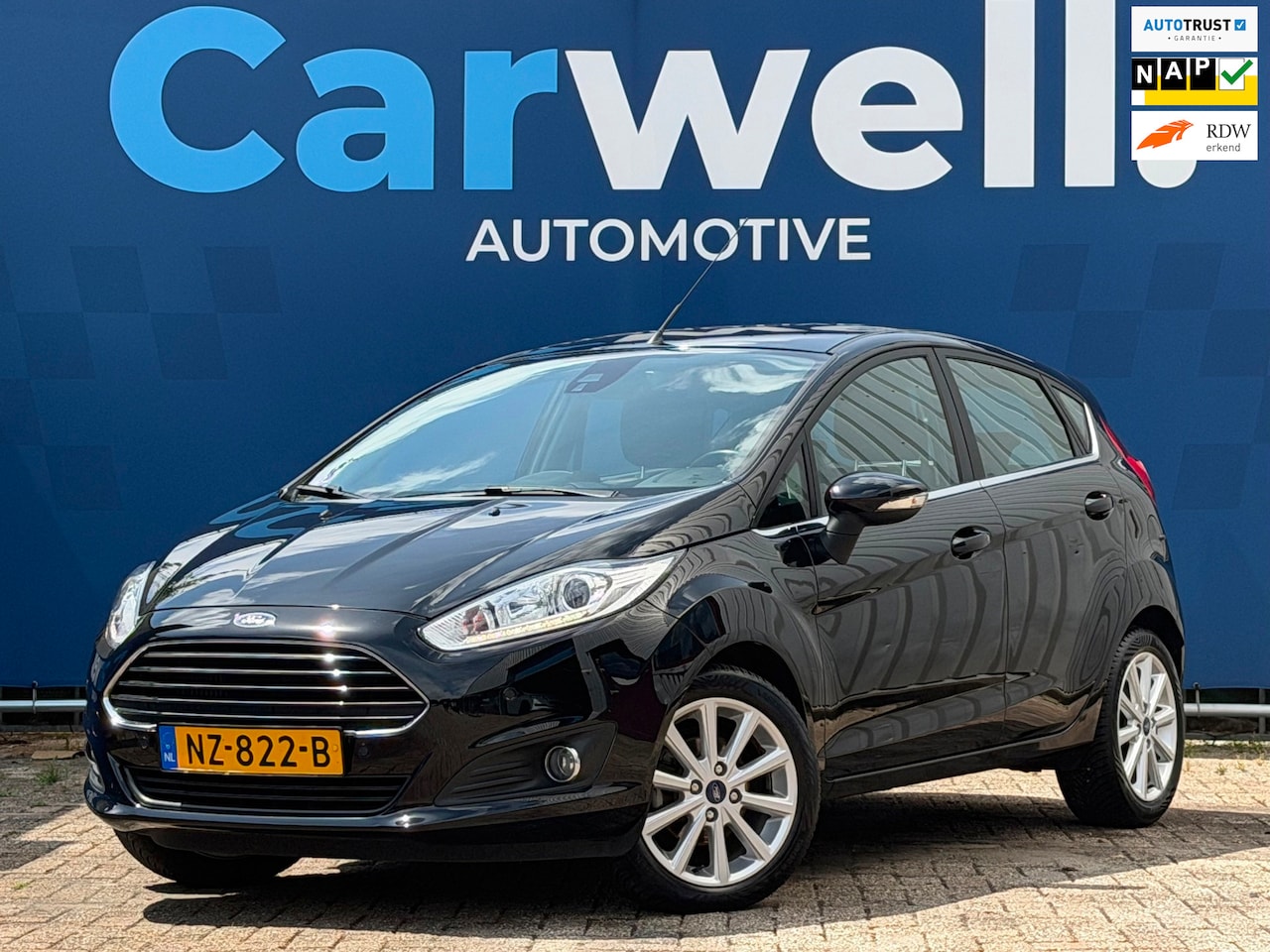 Ford Fiesta - 1.0 EcoBoost Titanium|2e Eigenaar|Navi|Climate|Cruise|PDC V+A|N.A.P|LMV|Isofix|DealerOnder - AutoWereld.nl