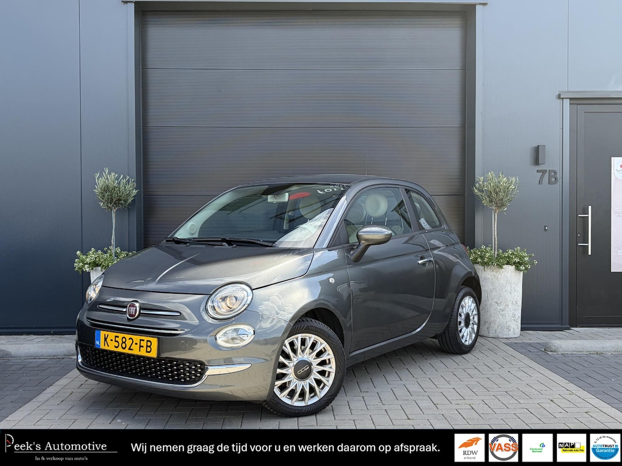 Fiat 500 - 1.0 Hybrid Lounge | Airco | Cruise | Carplay | Parkeersensoren achter | Elektrische ramen - AutoWereld.nl