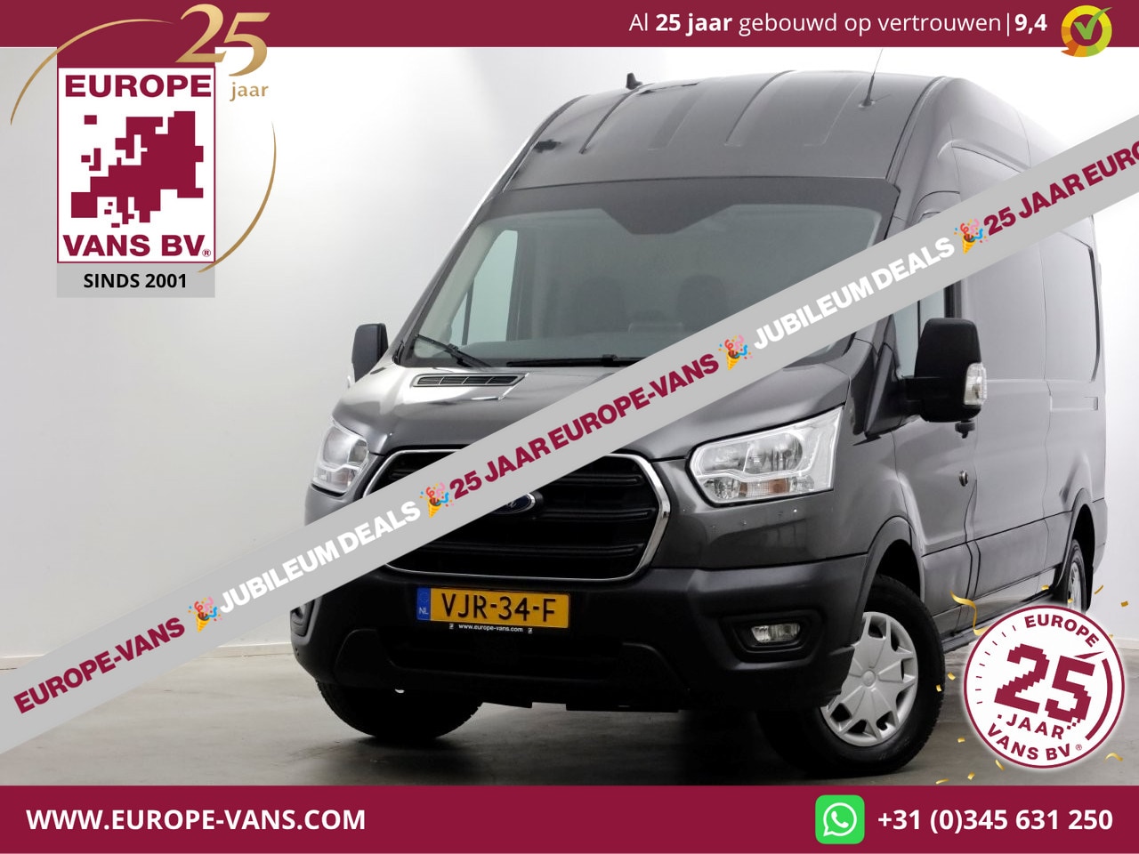 Ford Transit - 350 2.0 TDCI 170pk L3H3 Trend RWD Airco/Navi/Trekhaak 3500kg 03-2021 - AutoWereld.nl